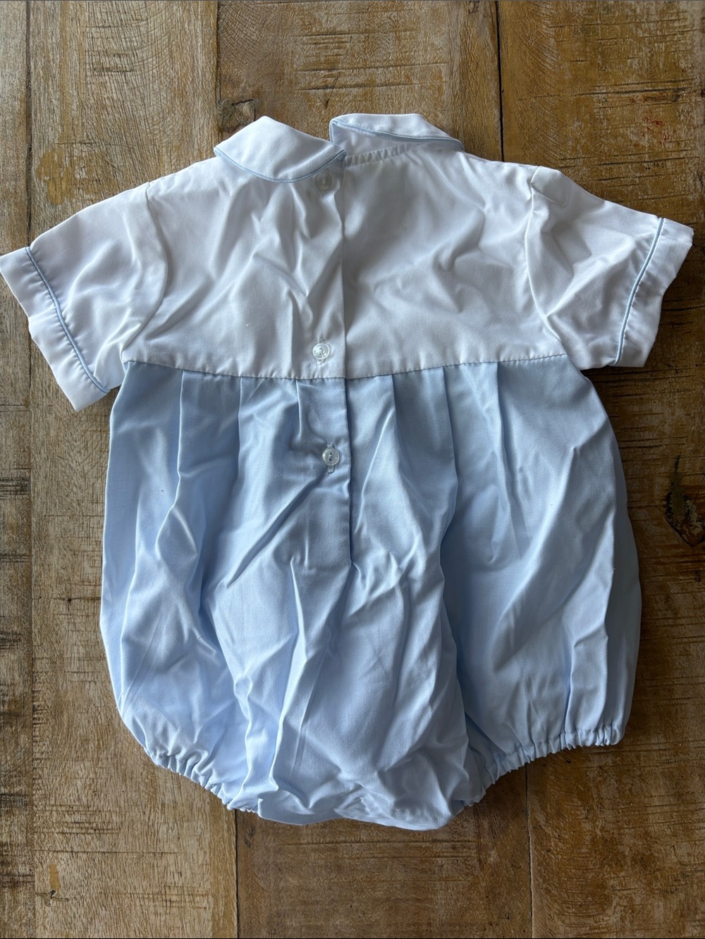 Vintage Petit Ami Baby Boy Bubble Romper 3m - Picture 6 of 6